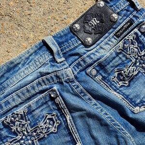 Embellished Blue Jeans